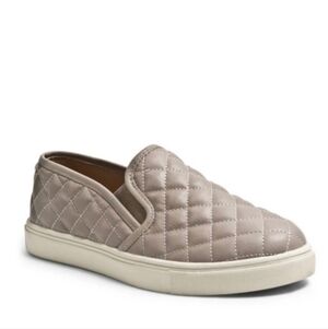 Steve Madden Womens ECENTRCQ Slip-on Sneakers in Taupe